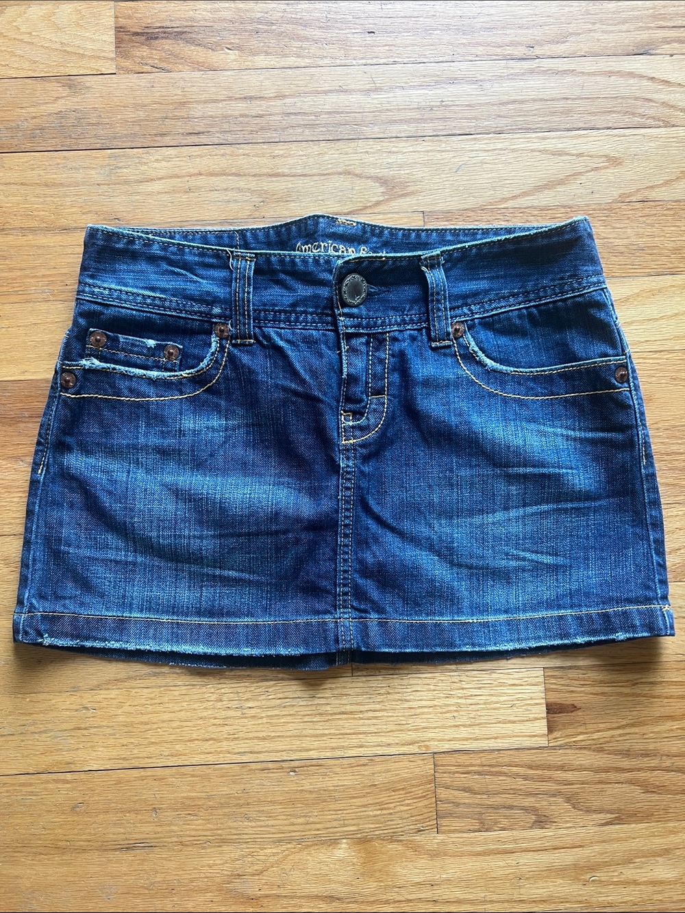 American Eagle Outfitters Blue Denim Mini Skirt